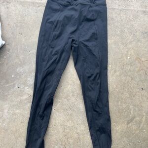 mei pang x blush black high-waisted buttery leggings size small
